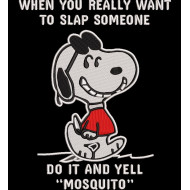 Slap And Yell Mosquito Funny Dog Saying 